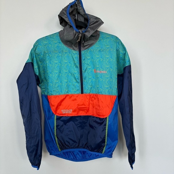 Cotopaxi x Teva Color Block Windbreaker Pullover Jacket Size XS - Picture 1 of 9